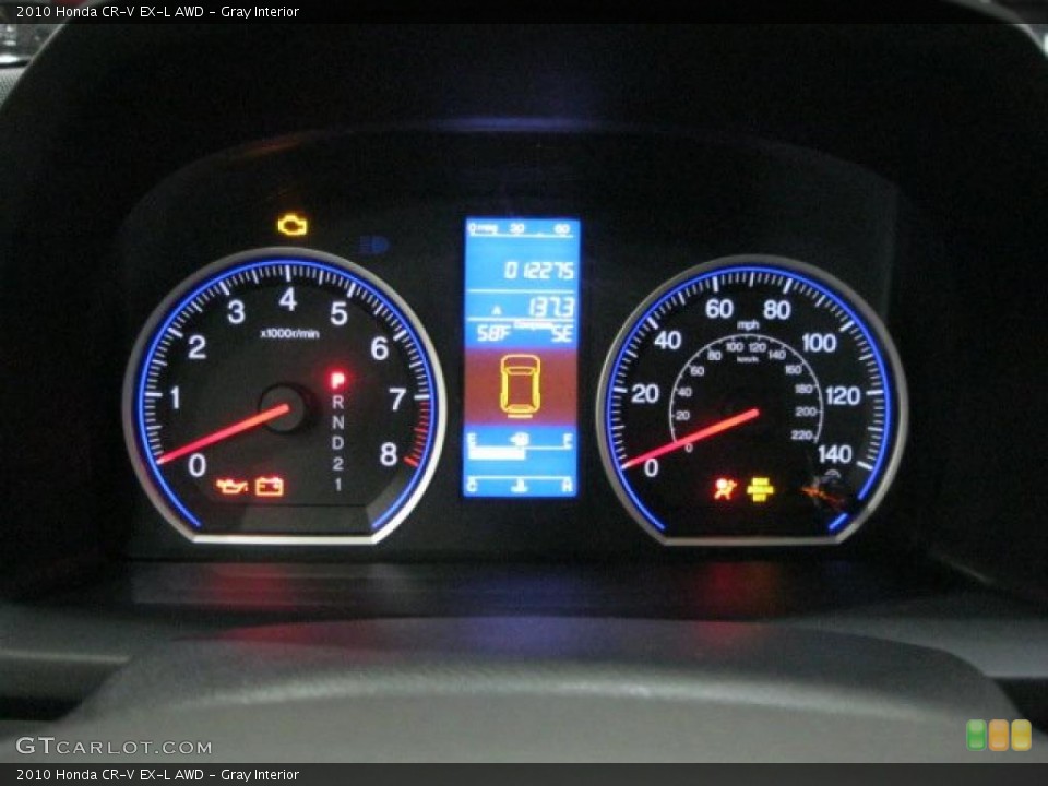 Gray Interior Gauges for the 2010 Honda CR-V EX-L AWD #44699157