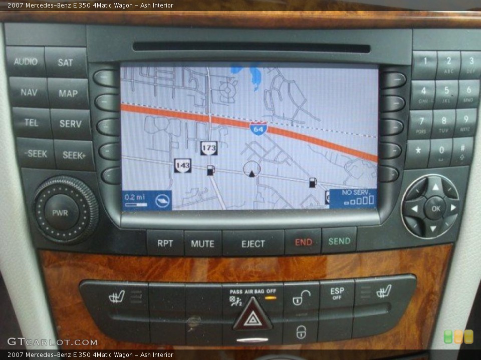Ash Interior Navigation for the 2007 Mercedes-Benz E 350 4Matic Wagon #44703030