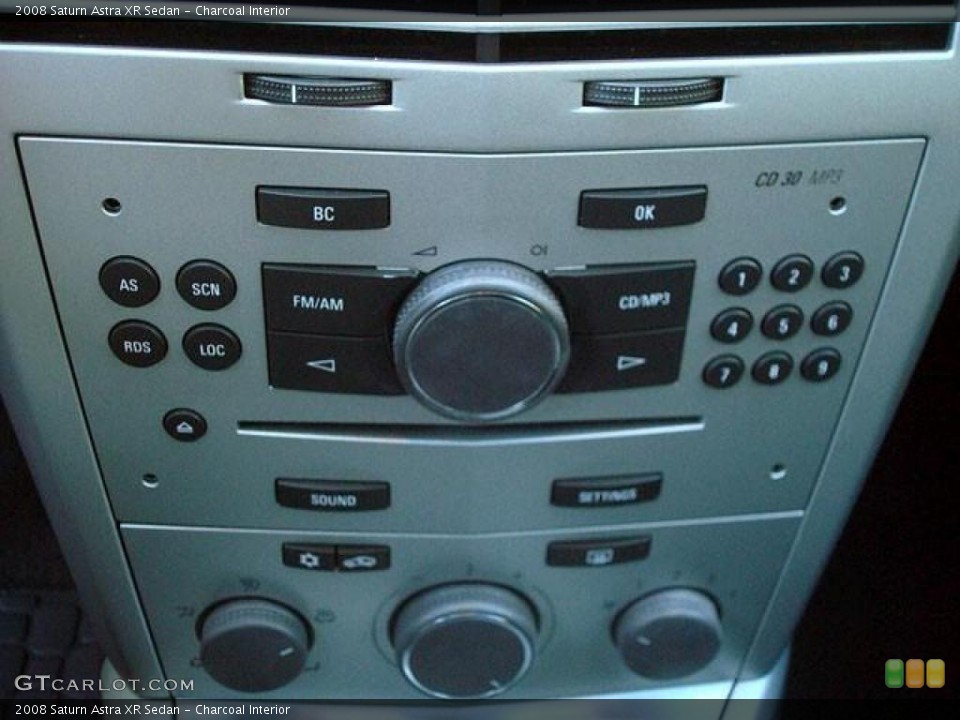 Charcoal Interior Controls for the 2008 Saturn Astra XR Sedan #44703830