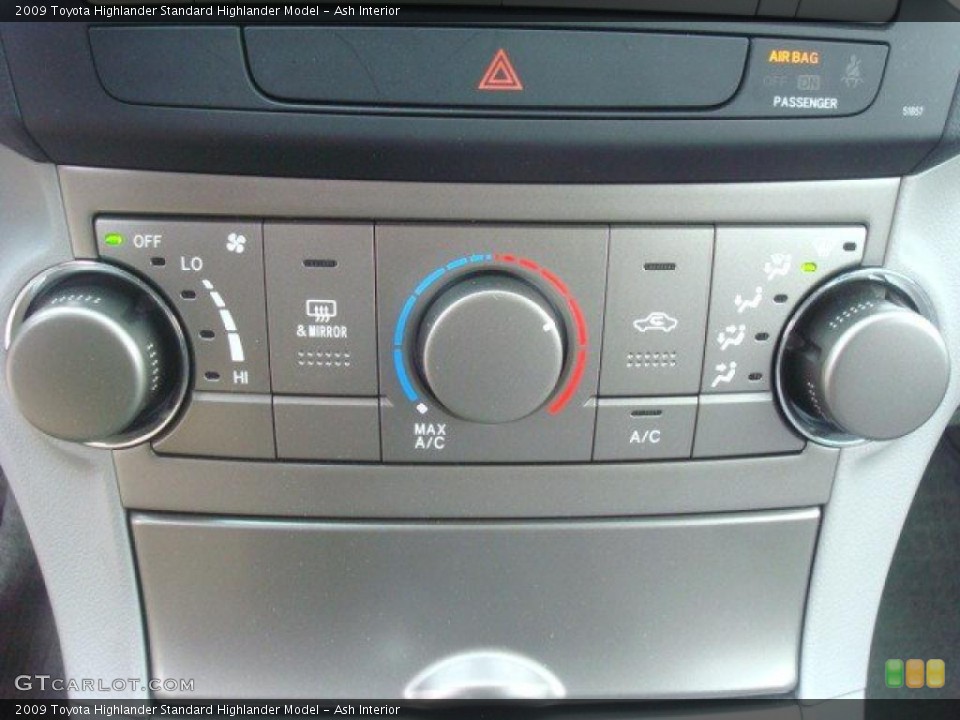 Ash Interior Controls for the 2009 Toyota Highlander  #44706830