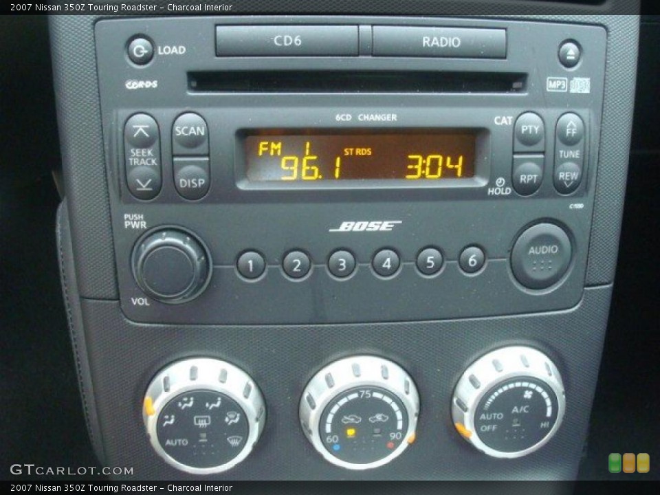 Charcoal Interior Controls for the 2007 Nissan 350Z Touring Roadster #44708670