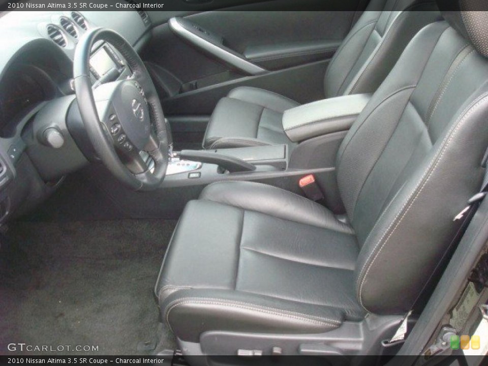 Charcoal Interior Photo for the 2010 Nissan Altima 3.5 SR Coupe #44710306