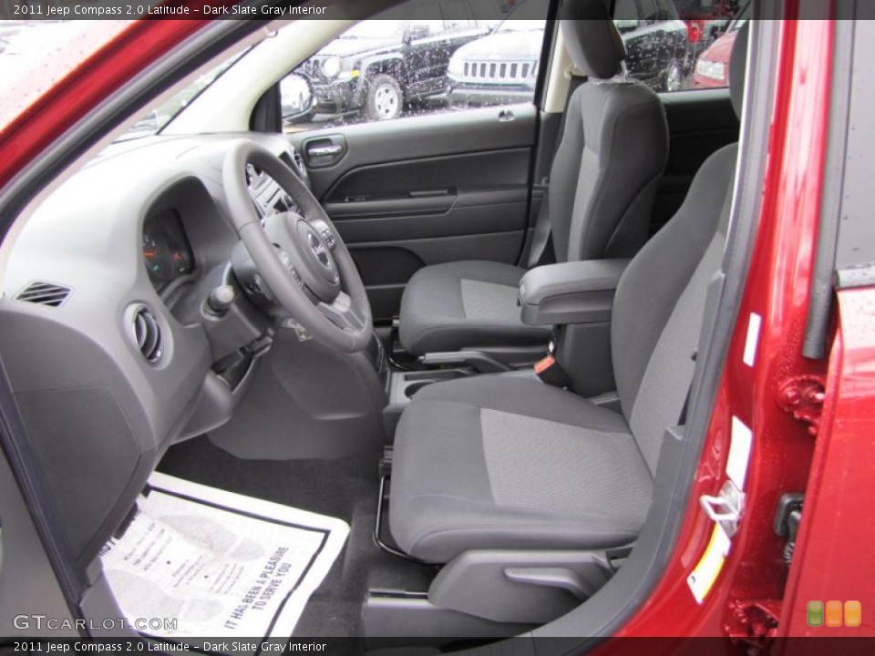 Dark Slate Gray Interior Photo for the 2011 Jeep Compass 2.0 Latitude #44710475