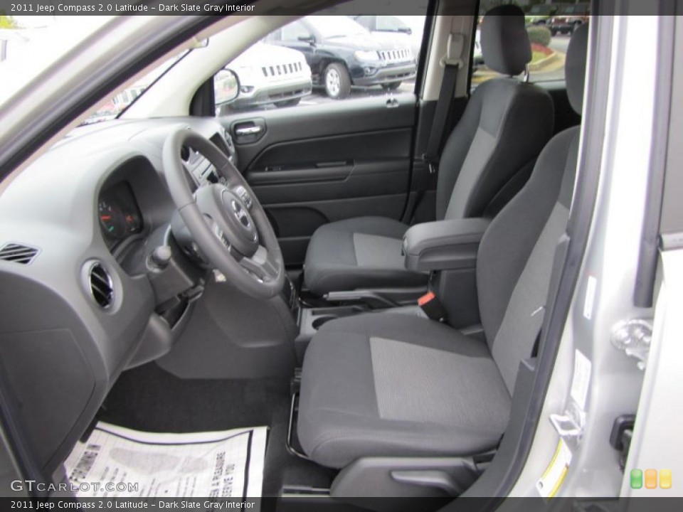 Dark Slate Gray Interior Photo for the 2011 Jeep Compass 2.0 Latitude #44710731