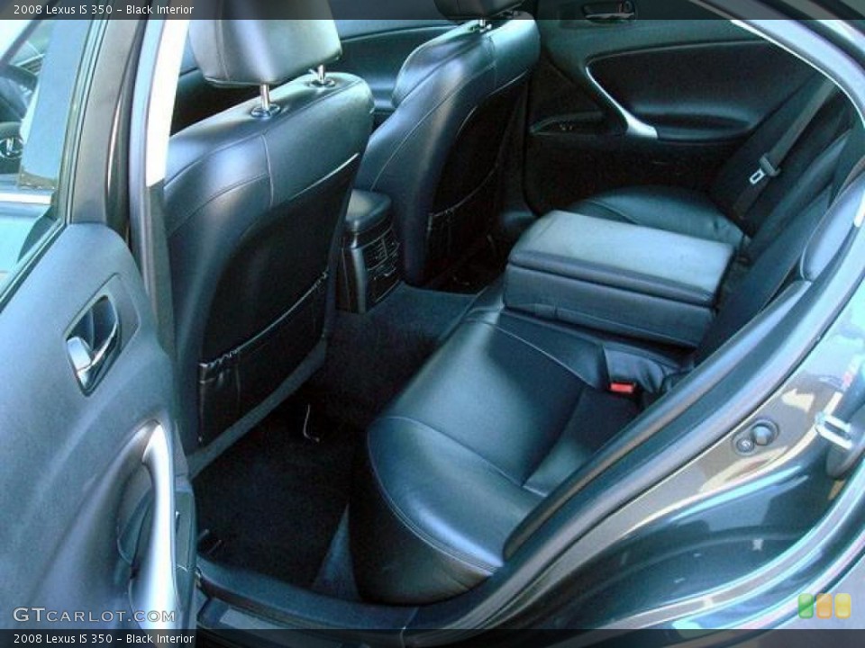 Black Interior Photo for the 2008 Lexus IS 350 #44710815