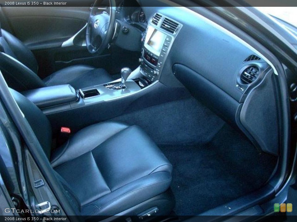 Black Interior Photo for the 2008 Lexus IS 350 #44710903