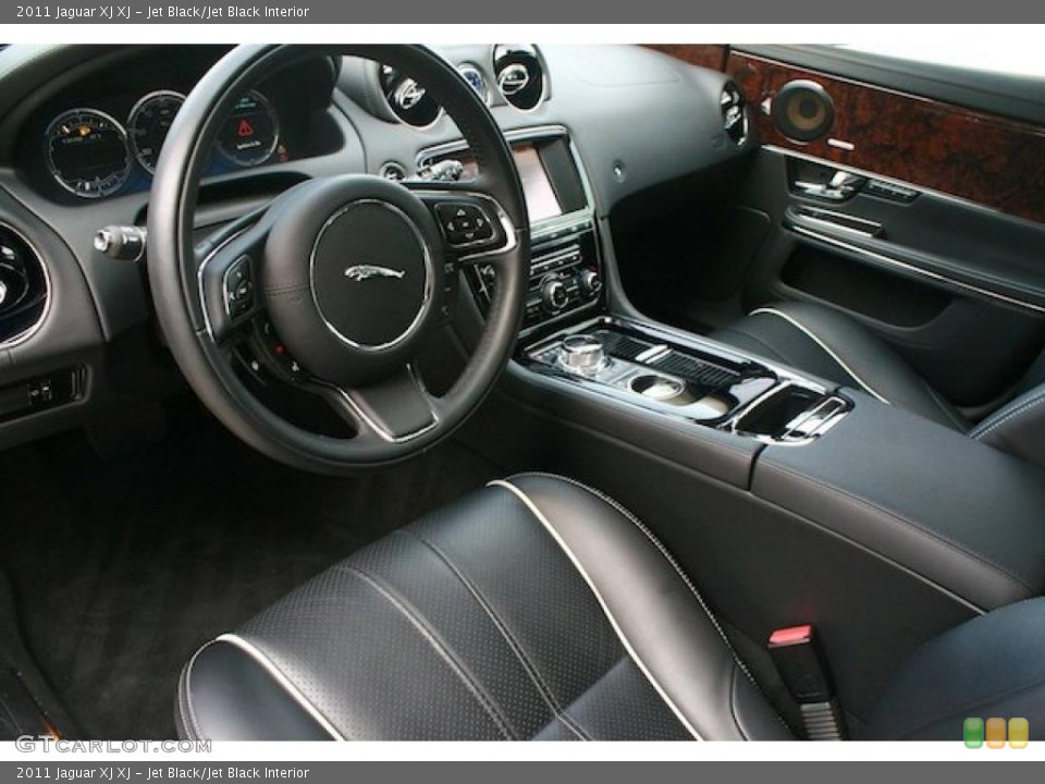 Jet Black/Jet Black 2011 Jaguar XJ Interiors