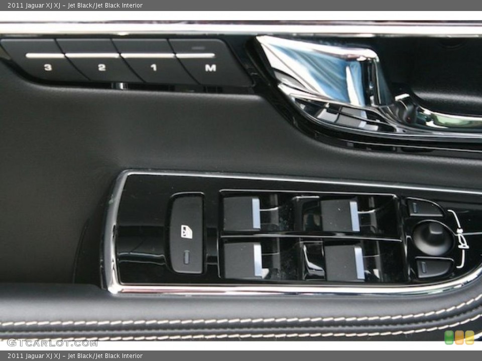 Jet Black/Jet Black Interior Controls for the 2011 Jaguar XJ XJ #44712667