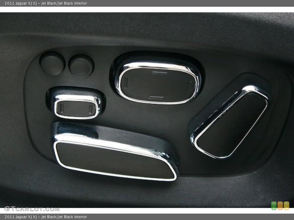 Jet Black/Jet Black Interior Controls for the 2011 Jaguar XJ XJ #44712683