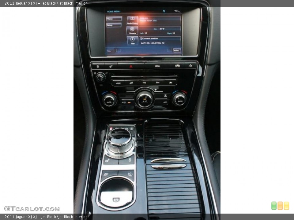 Jet Black/Jet Black Interior Controls for the 2011 Jaguar XJ XJ #44712699