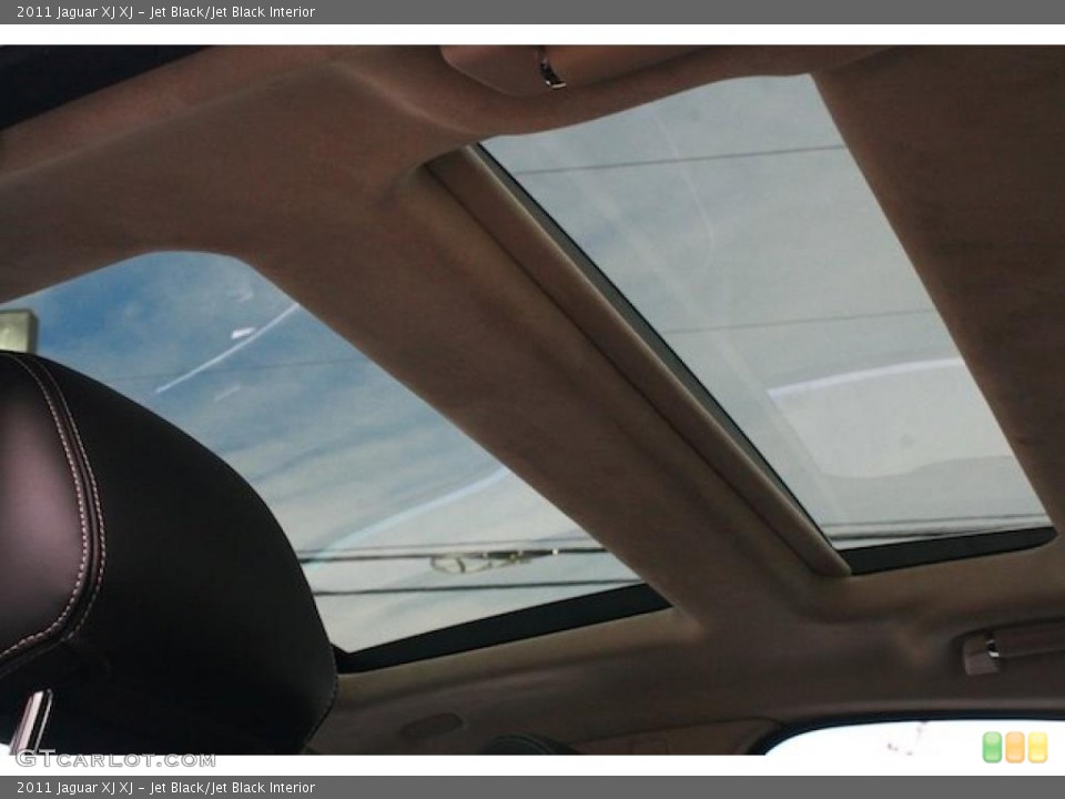 Jet Black/Jet Black Interior Sunroof for the 2011 Jaguar XJ XJ #44712803