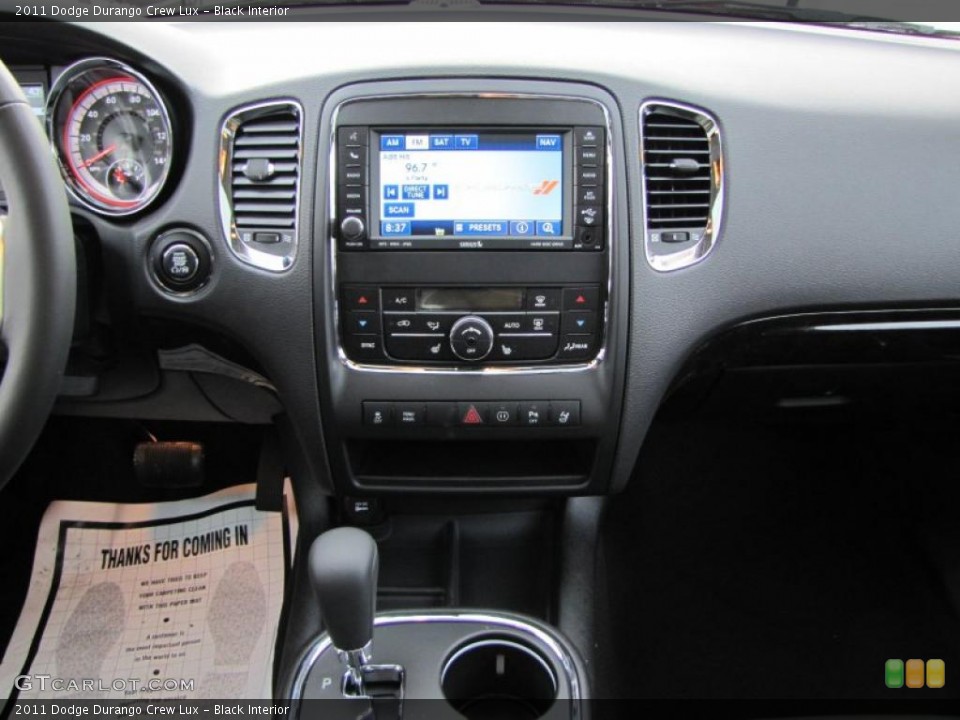 Black Interior Controls for the 2011 Dodge Durango Crew Lux #44712863