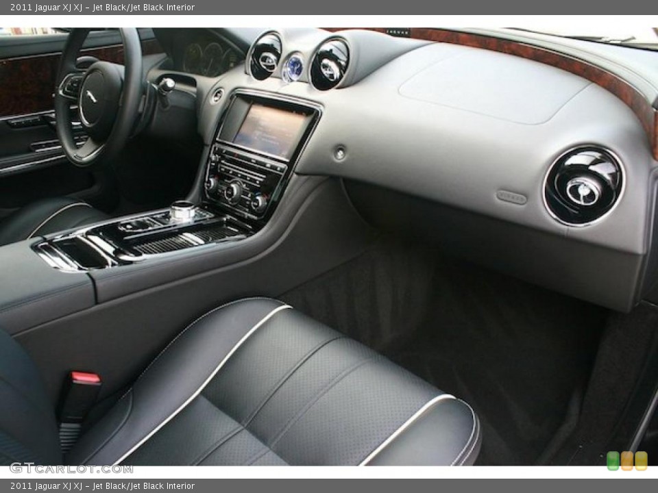 Jet Black/Jet Black Interior Dashboard for the 2011 Jaguar XJ XJ #44712891