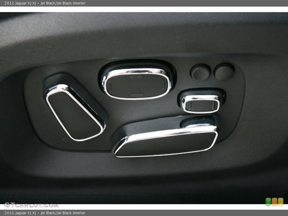 Jet Black/Jet Black Interior Controls for the 2011 Jaguar XJ XJ #44712907