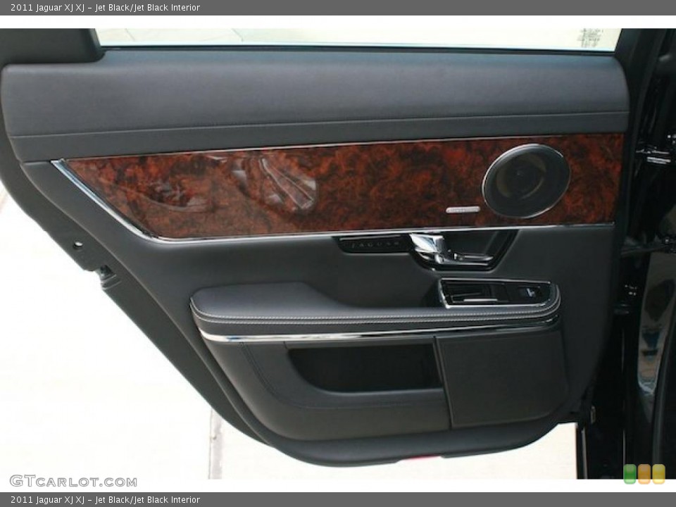 Jet Black/Jet Black Interior Door Panel for the 2011 Jaguar XJ XJ #44713015