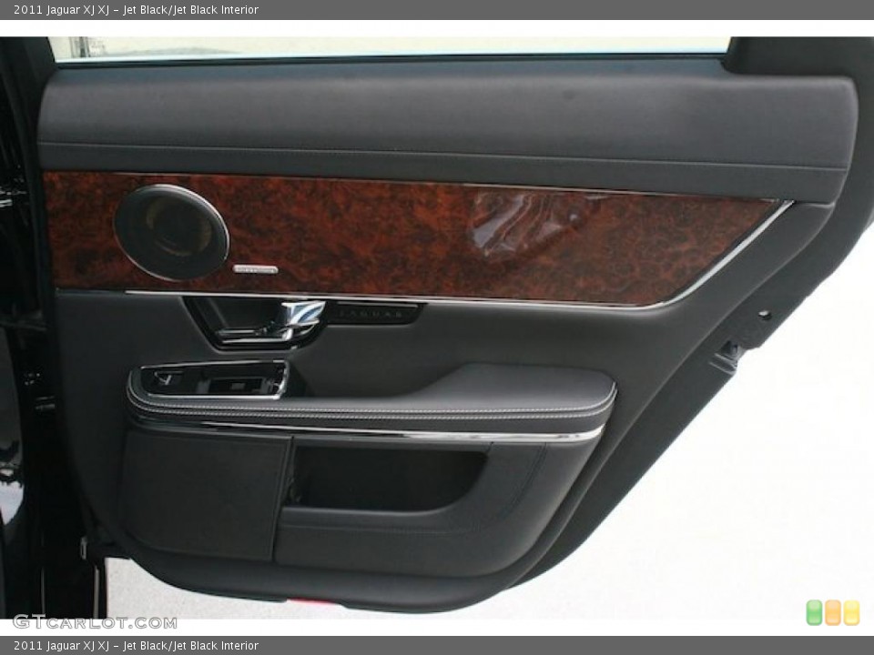 Jet Black/Jet Black Interior Door Panel for the 2011 Jaguar XJ XJ #44713023