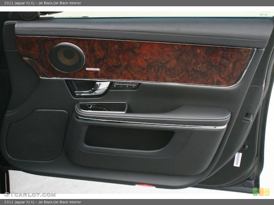 Jet Black/Jet Black Interior Door Panel for the 2011 Jaguar XJ XJ #44713039
