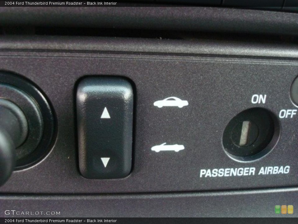 Black Ink Interior Controls for the 2004 Ford Thunderbird Premium Roadster #44714131