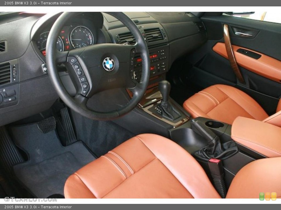 Terracotta 2005 BMW X3 Interiors