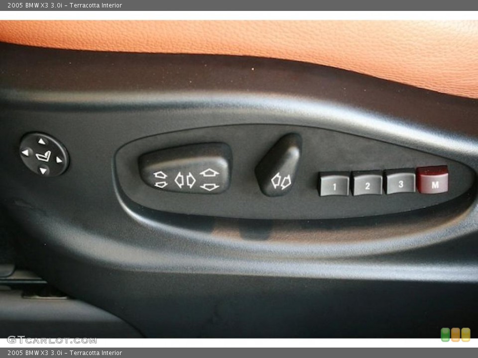 Terracotta Interior Controls for the 2005 BMW X3 3.0i #44714299