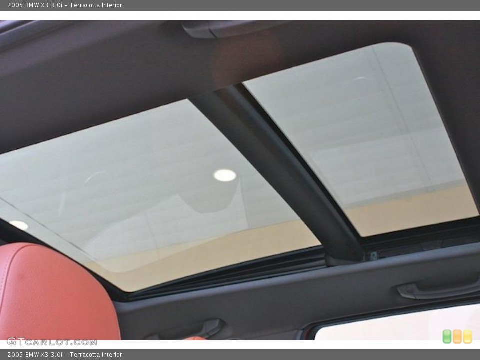 Terracotta Interior Sunroof for the 2005 BMW X3 3.0i #44714371