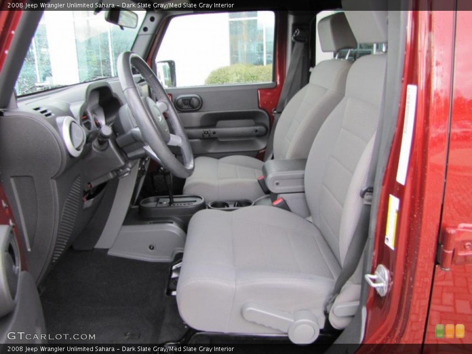 Dark Slate Gray/Med Slate Gray Interior Photo for the 2008 Jeep Wrangler Unlimited Sahara #44715208