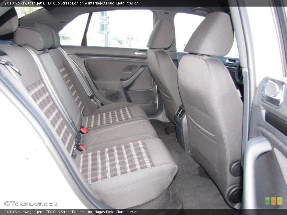 Interlagos Plaid Cloth Interior Photo for the 2010 Volkswagen Jetta TDI Cup Street Edition #44715370