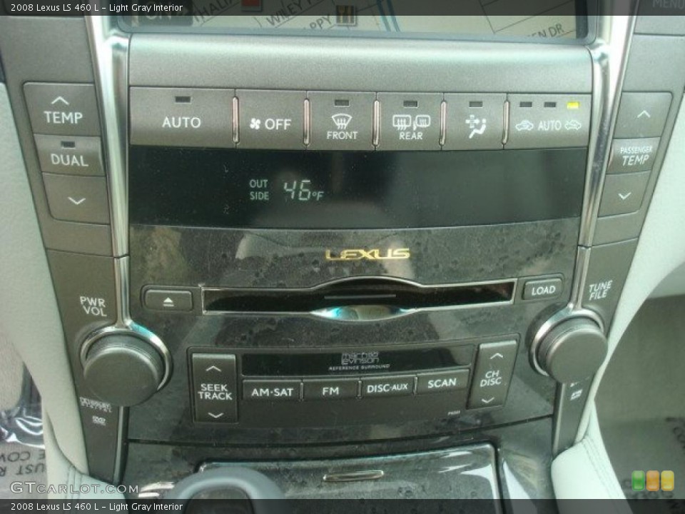 Light Gray Interior Controls for the 2008 Lexus LS 460 L #44717183