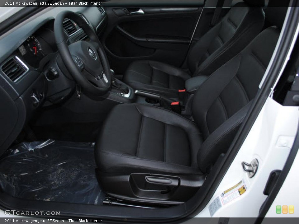 Titan Black Interior Photo for the 2011 Volkswagen Jetta SE Sedan #44719032
