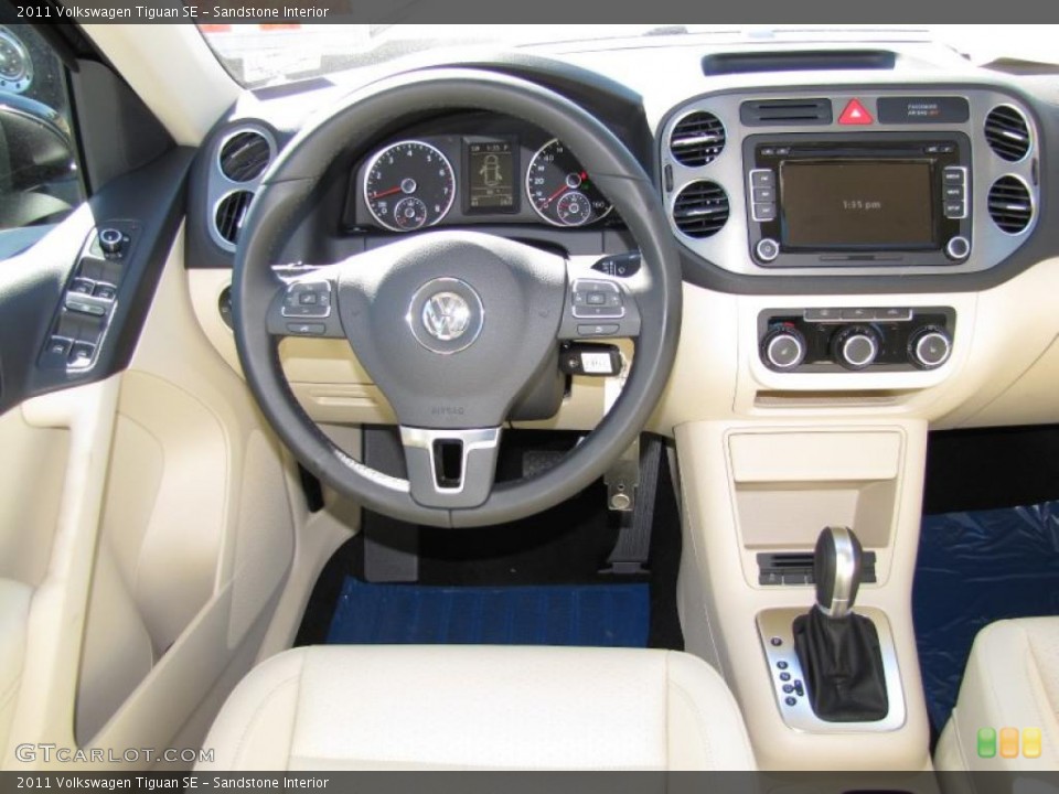 Sandstone Interior Gauges for the 2011 Volkswagen Tiguan SE #44720860