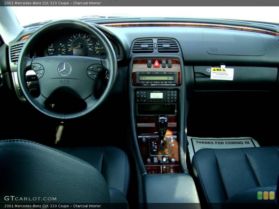Charcoal Interior Dashboard for the 2001 Mercedes-Benz CLK 320 Coupe #44724912