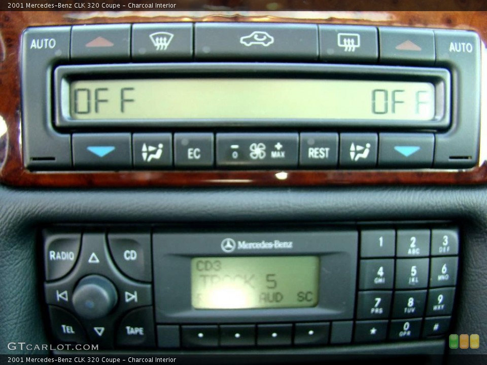 Charcoal Interior Controls for the 2001 Mercedes-Benz CLK 320 Coupe #44724948