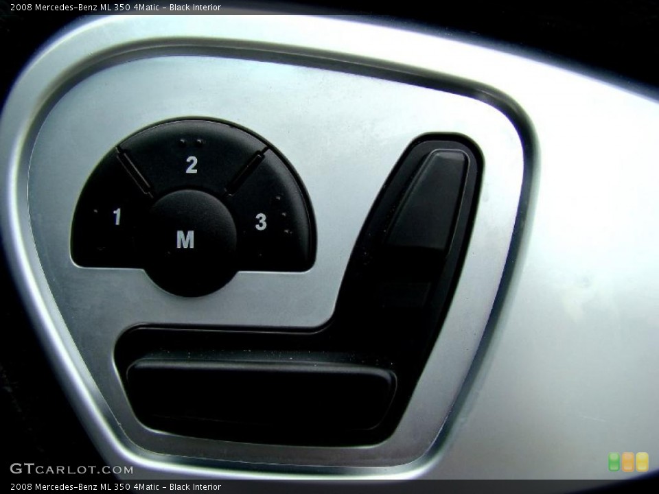 Black Interior Controls for the 2008 Mercedes-Benz ML 350 4Matic #44725224