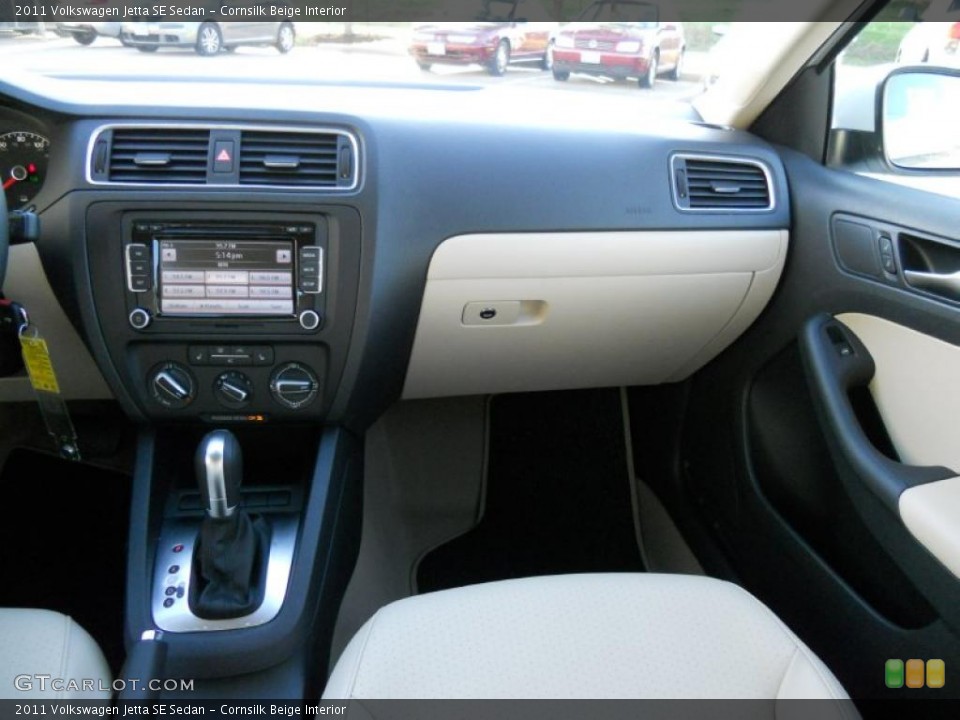 Cornsilk Beige Interior Transmission for the 2011 Volkswagen Jetta SE Sedan #44727341