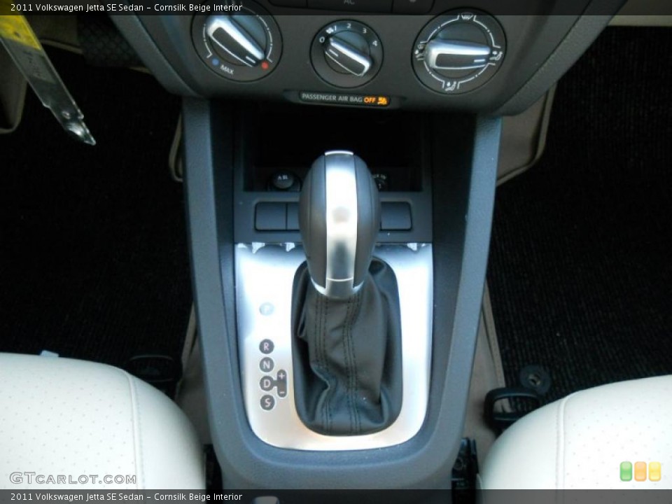 Cornsilk Beige Interior Transmission for the 2011 Volkswagen Jetta SE Sedan #44727381