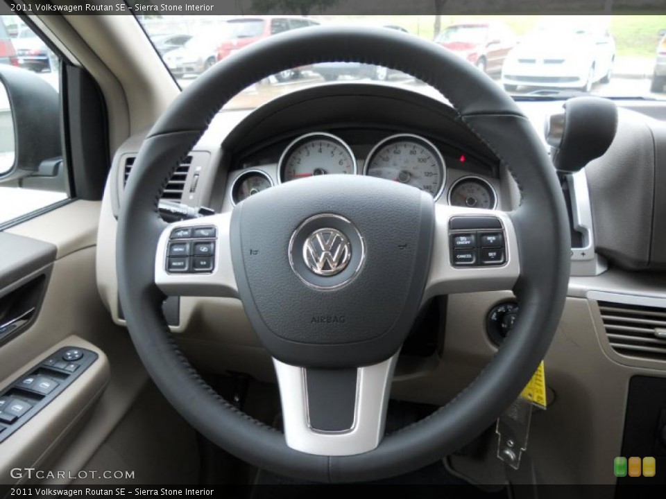 Sierra Stone Interior Steering Wheel for the 2011 Volkswagen Routan SE #44727637