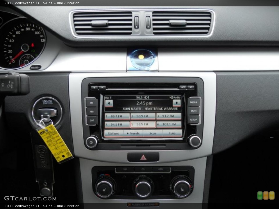Black Interior Controls for the 2012 Volkswagen CC R-Line #44728436