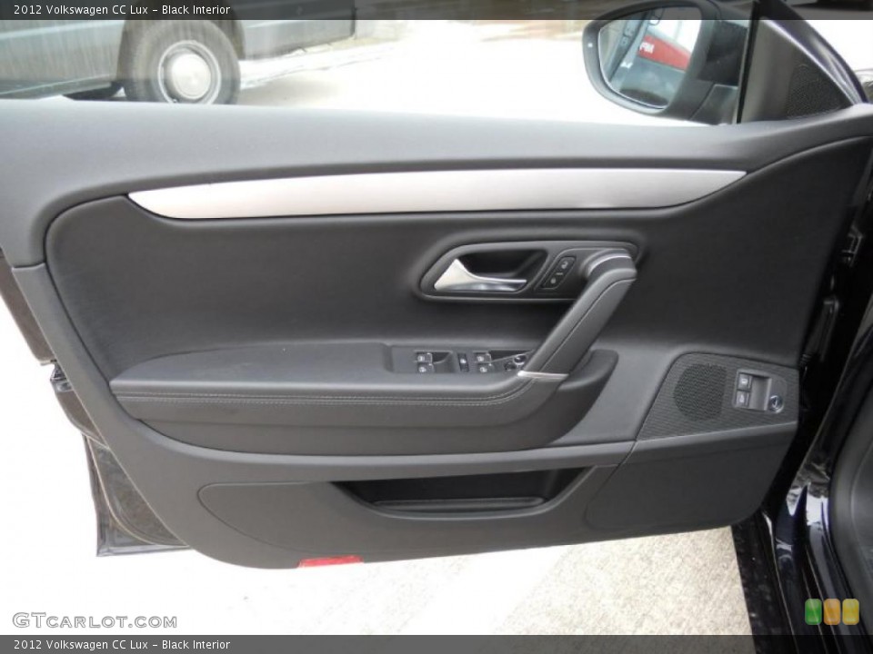 Black Interior Door Panel for the 2012 Volkswagen CC Lux #44728566