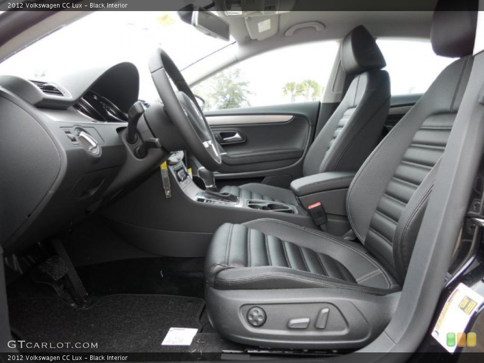 Black Interior Photo for the 2012 Volkswagen CC Lux #44728577