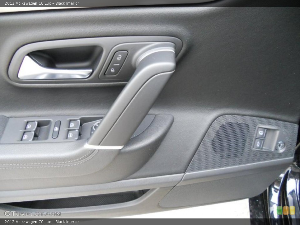 Black Interior Door Panel for the 2012 Volkswagen CC Lux #44728681