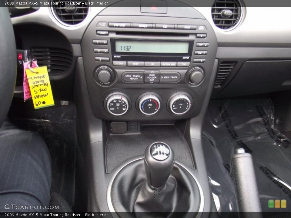 Black Interior Controls for the 2009 Mazda MX-5 Miata Touring Roadster #44729985