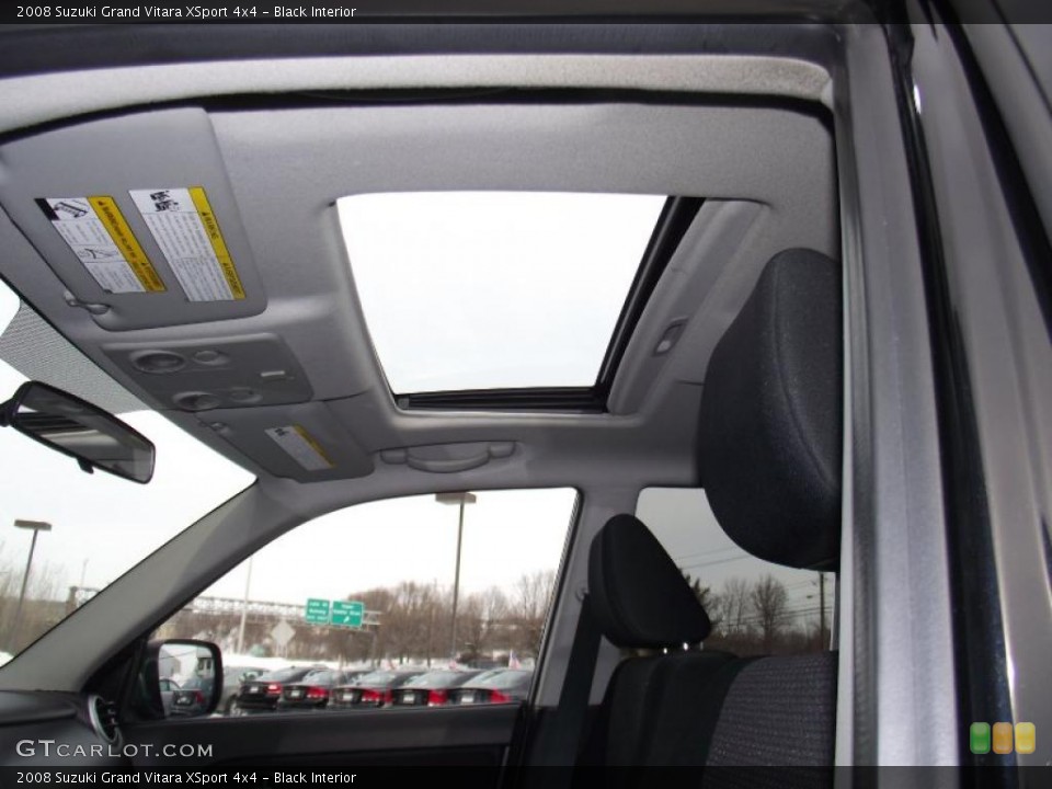 Black Interior Sunroof for the 2008 Suzuki Grand Vitara XSport 4x4 #44730400