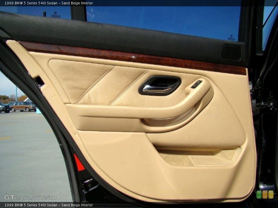 Sand Beige Interior Door Panel for the 1999 BMW 5 Series 540i Sedan #44730684