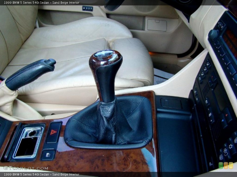 Sand Beige Interior Transmission for the 1999 BMW 5 Series 540i Sedan #44730996