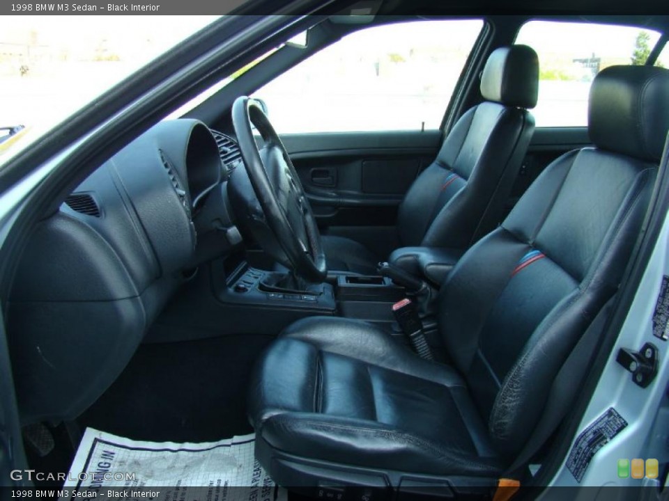 Black Interior Photo for the 1998 BMW M3 Sedan #44731678