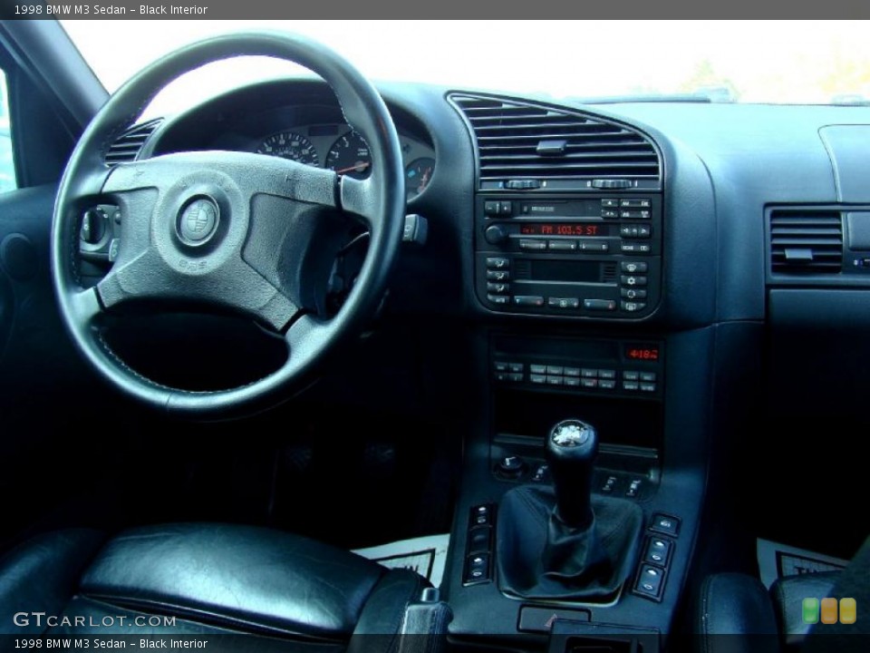 Black Interior Dashboard for the 1998 BMW M3 Sedan #44731747