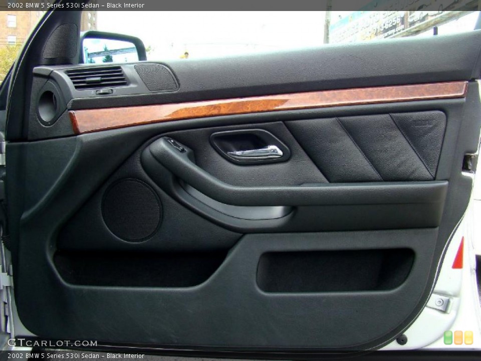 Black Interior Door Panel for the 2002 BMW 5 Series 530i Sedan #44733577