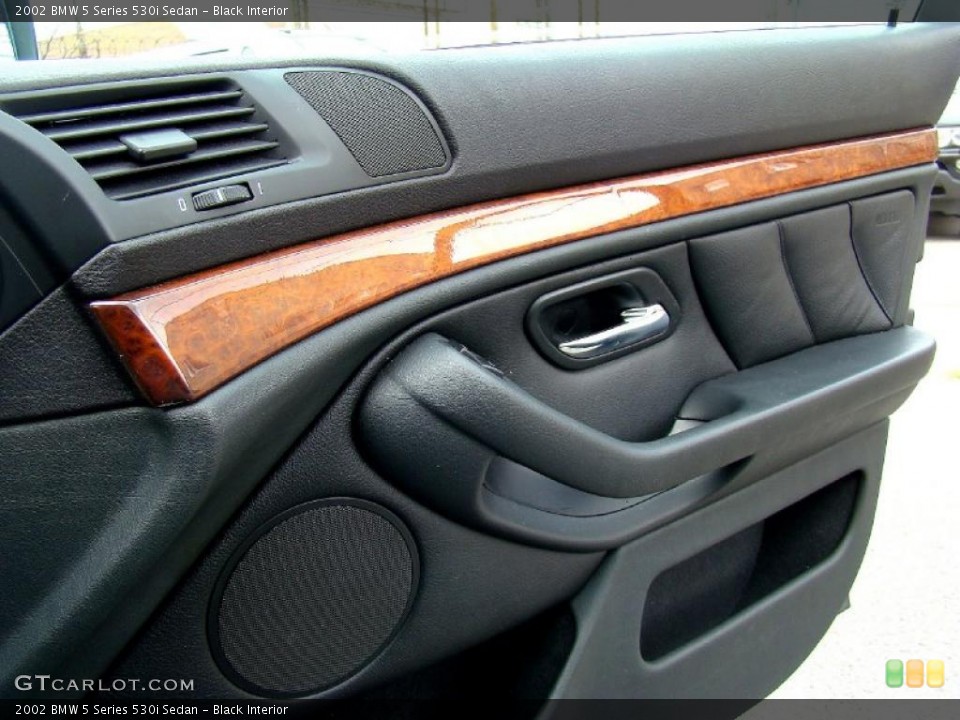 Black Interior Door Panel for the 2002 BMW 5 Series 530i Sedan #44733581