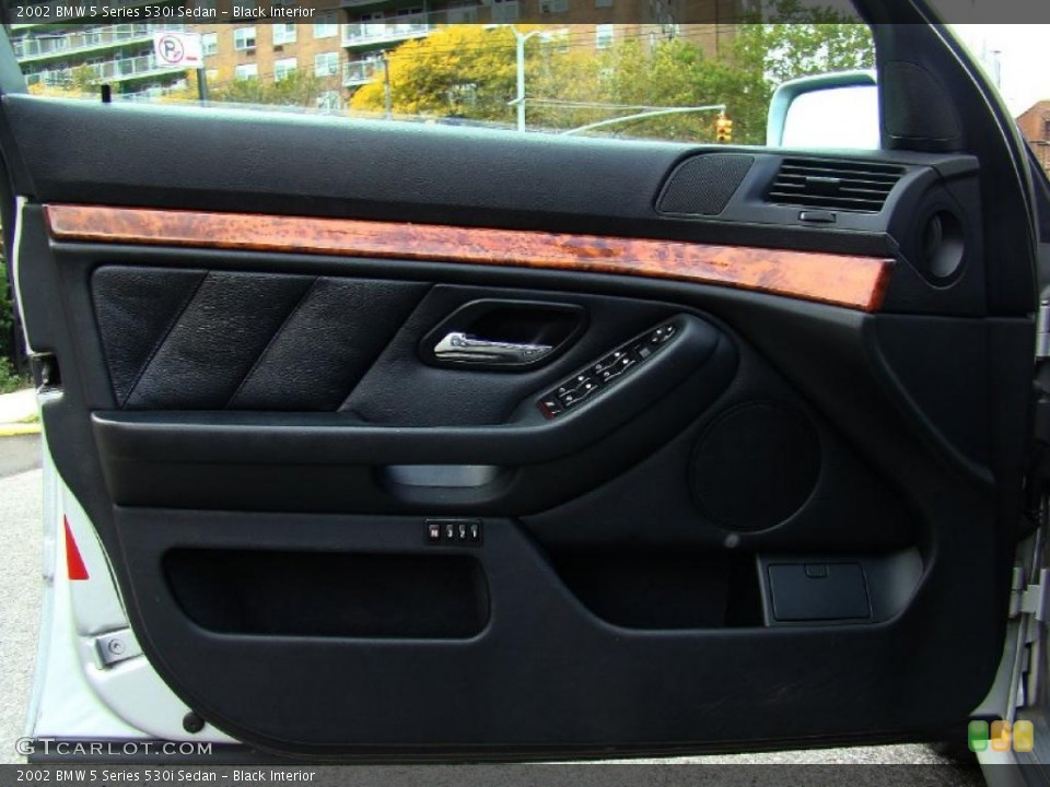 Black Interior Door Panel for the 2002 BMW 5 Series 530i Sedan #44733633