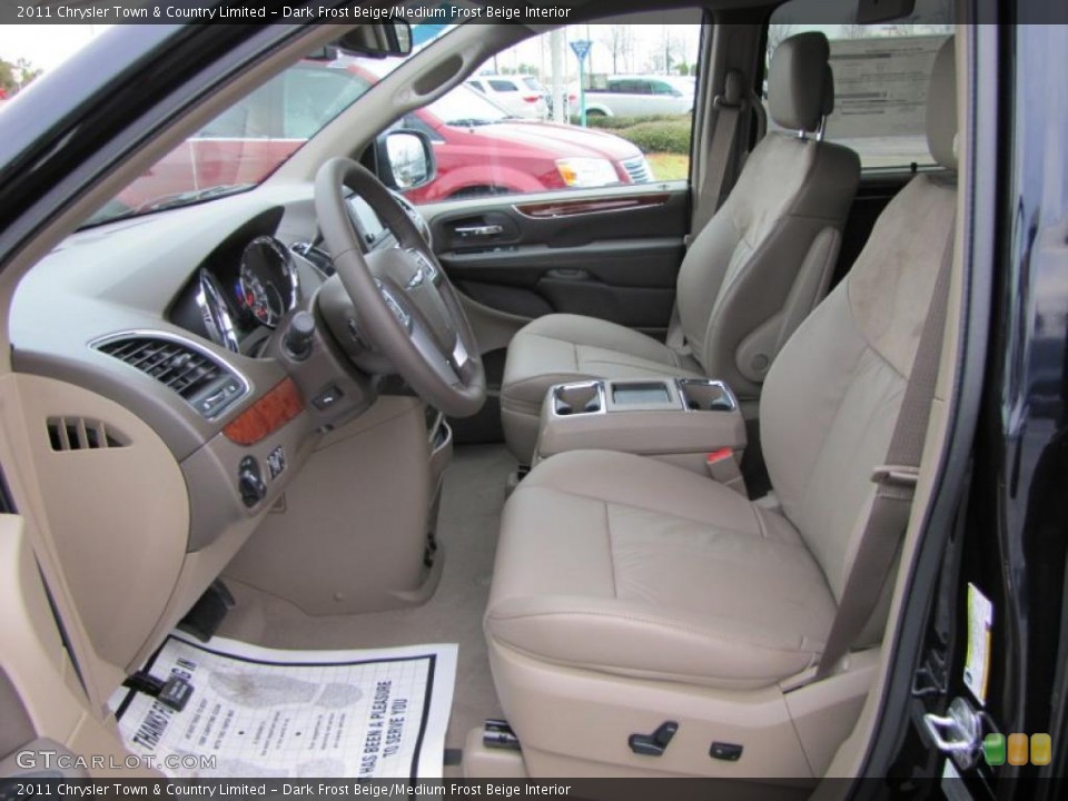 Dark Frost Beige/Medium Frost Beige Interior Photo for the 2011 Chrysler Town & Country Limited #44737518